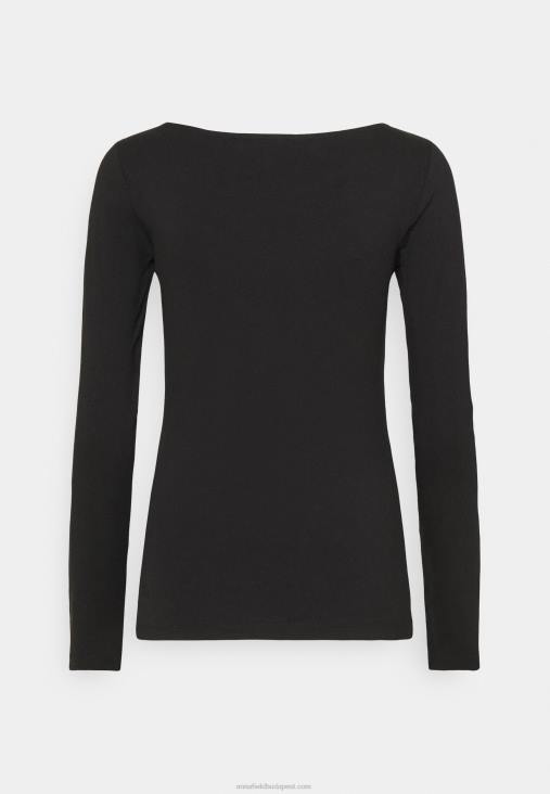 Anna Field nők 2 csomag hosszú ujjú felső fekete/foltos szürke RTVD525 - Image 3