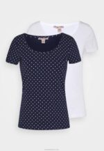 Anna Field nők 2er pack nyomtatott póló sötétkék/fehér RTVD329