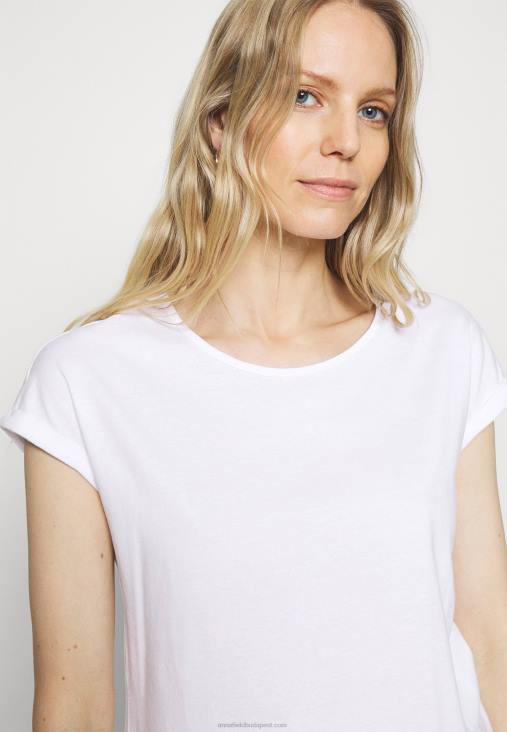 Anna Field nők 3 csomagos alap póló fekete/fehér/sötétpiros RTVD259 - Image 7