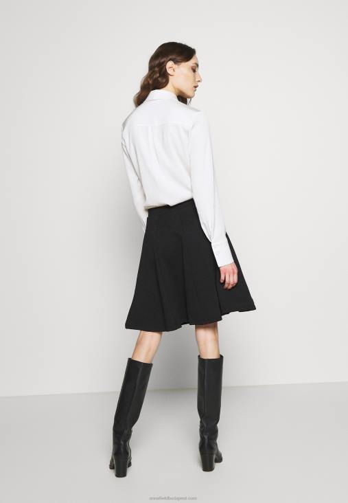 Anna Field nők alap mini a vonalú szoknya mini szoknya fekete RTVD791 - Image 3