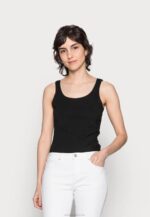 Anna Field nők alap tank 3er pack top fekete/fehér/khaki RTVD397 - Image 2