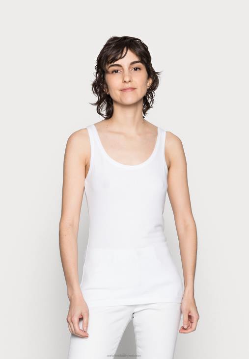 Anna Field nők alap tank 3er pack top fekete/fehér/khaki RTVD397 - Image 6