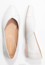Anna Field nők bőr balerina balett pumpák fehér RTVD2135 - Image 4