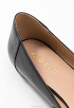 Anna Field nők bőr balerina balett pumpák fekete RTVD2090 - Image 3