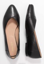 Anna Field nők bőr balerina balett pumpák fekete RTVD2090 - Image 4