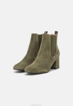 Anna Field nők bőr klasszikus bokacsizma olive RTVD1977 - Image 3