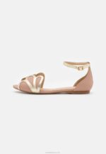 Anna Field nők bőr peeptoe balettpumpák világos rózsaszín RTVD2109 - Image 2
