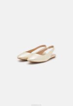 Anna Field nők bőr slingback balettpumpák arany RTVD2182 - Image 3