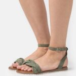 Anna Field nők bőr szandál khaki RTVD1387