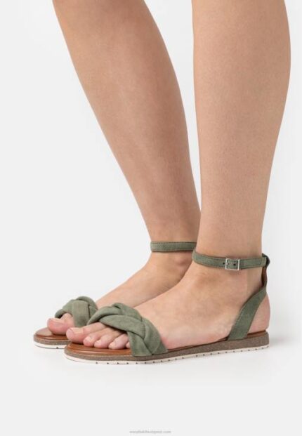 Anna Field nők bőr szandál khaki RTVD1387