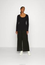 Anna Field nők gombrészlet jumper fekete RTVD848 - Image 2