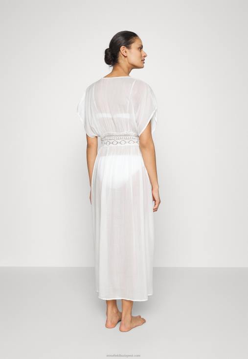 Anna Field nők hímzett cover up 802 fekete strand kiegészítő 001 fehér RTVD741 - Image 3