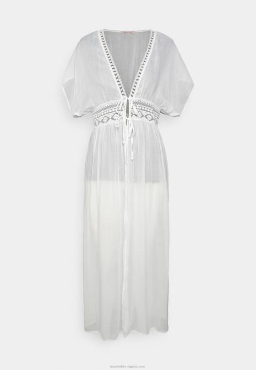 Anna Field nők hímzett cover up 802 fekete strand kiegészítő 001 fehér RTVD741 - Image 5