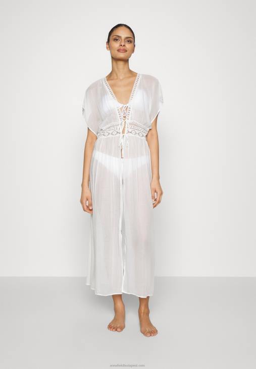 Anna Field nők hímzett cover up 802 fekete strand kiegészítő 001 fehér RTVD741 - Image 1