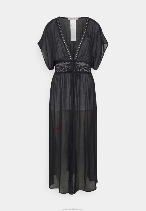 Anna Field nők hímzett cover up 802 fekete strand kiegészítő 802 fekete RTVD739 - Image 4