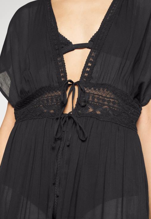 Anna Field nők hímzett cover up 802 fekete strand kiegészítő 802 fekete RTVD739 - Image 5
