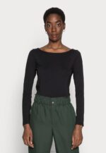 Anna Field nők hosszú ujjú felső fekete RTVD526