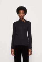 Anna Field nők hosszú ujjú felső fekete RTVD578