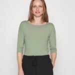 Anna Field nők hosszú ujjú felső világoszöld RTVD532