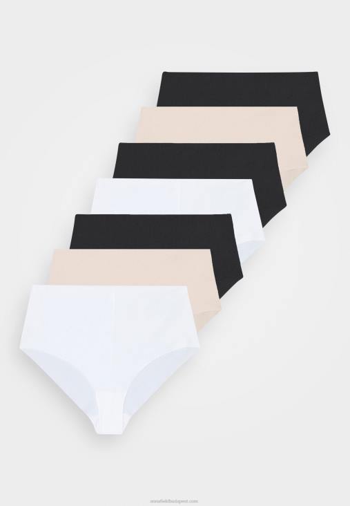Anna Field nők jagger 7pp short hw micro nadrág fehér/fekete/nude RTVD974 - Image 7