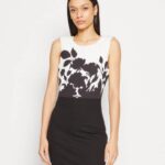 Anna Field nők jersey ruha fekete/fehér RTVD106