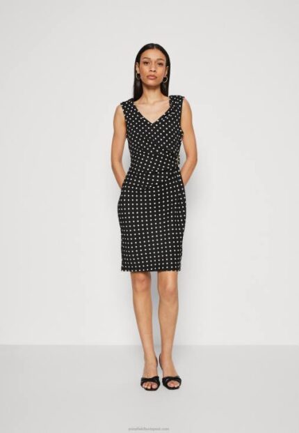 Anna Field nők jersey ruha fekete/fehér RTVD108