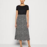 Anna Field nők jersey ruha fekete/fehér RTVD171