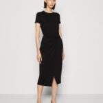 Anna Field nők jersey ruha fekete RTVD102