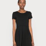 Anna Field nők jersey ruha fekete RTVD103