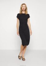 Anna Field nők jersey ruha fekete RTVD107