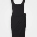 Anna Field nők jersey ruha fekete RTVD109