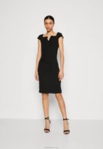 Anna Field nők jersey ruha fekete RTVD133
