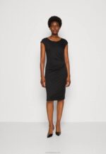 Anna Field nők jersey ruha fekete RTVD136