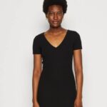 Anna Field nők jersey ruha fekete RTVD137