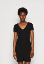 Anna Field nők jersey ruha fekete RTVD137