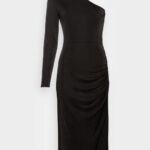 Anna Field nők jersey ruha fekete RTVD158