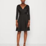 Anna Field nők jersey ruha fekete RTVD165
