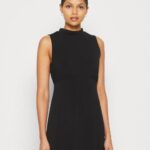 Anna Field nők jersey ruha fekete RTVD167