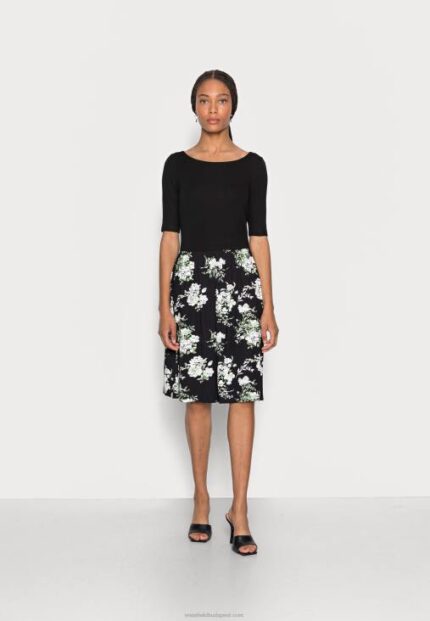 Anna Field nők jersey ruha fekete RTVD169