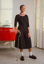 Anna Field nők jersey ruha fekete RTVD181