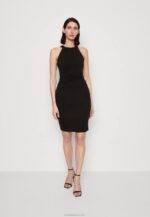 Anna Field nők jersey ruha fekete RTVD182