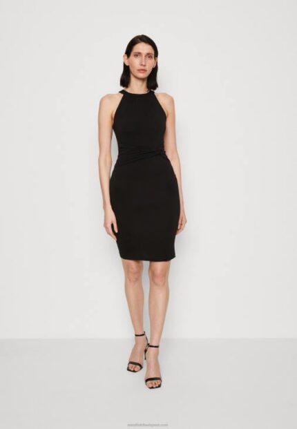 Anna Field nők jersey ruha fekete RTVD182