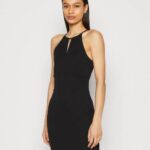 Anna Field nők jersey ruha fekete RTVD188