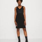 Anna Field nők jersey ruha fekete RTVD63