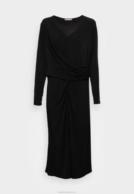 Anna Field nők jersey ruha fekete RTVD67