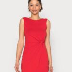 Anna Field nők jersey ruha piros RTVD104