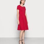 Anna Field nők jersey ruha piros RTVD144