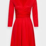 Anna Field nők jersey ruha piros RTVD146
