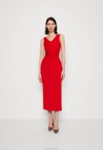 Anna Field nők jersey ruha piros RTVD46