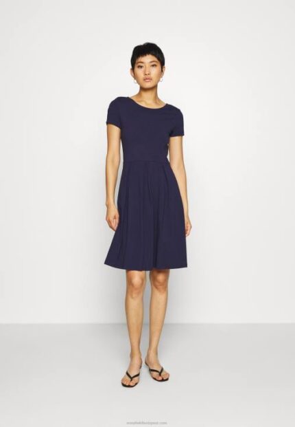 Anna Field nők jersey ruha tengeri kék RTVD105